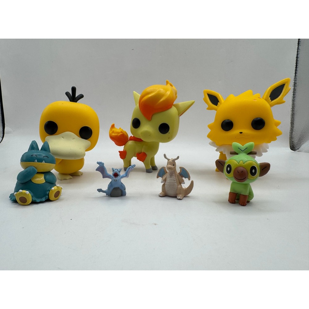 Funko WCT Pokemon Figures Lot Multicolor Psyduck Jolteon Ponyta Snorlax